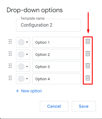 Add Remove choices How To Insert Drop Down In Google Docs