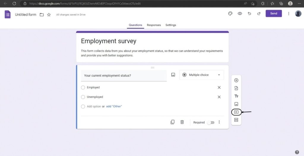 Add Video option How to make Docs Google Forms