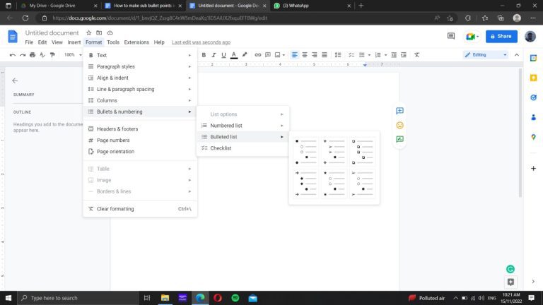 how-to-make-sub-bullet-points-in-google-docs-an-ultimate-guide