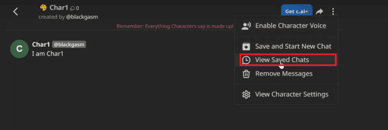 How to Delete Character AI Saved Chats?